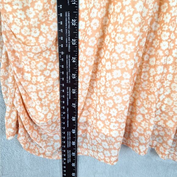 Torrid Top 3X Babydoll Ditsy‎ Floral Sheer Mesh Summer Casual Bloomcore NWT - Picture 5 of 8